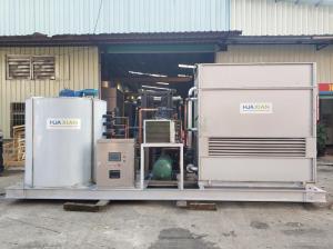 Buy cheap 20 Ton Flake Ice Machine Evaporative Fresh Water 56kw For Ice Plant product