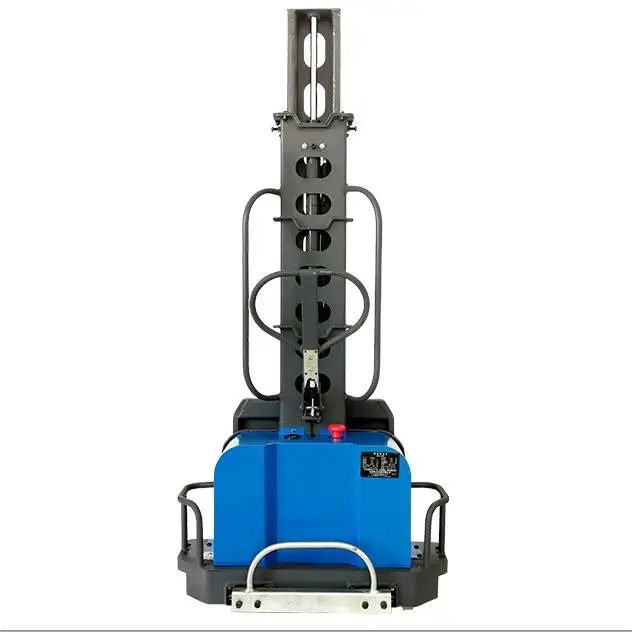 500kg Semi Electric Portable Stacker Lifting Forklift Truck Self Body Boarding