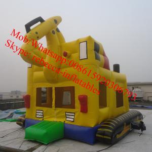 Buy cheap inflatable excavator bouncer air bouncer inflatable trampoline product