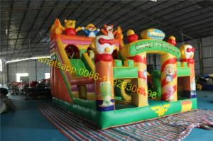 Buy cheap crazy penguins bouncy castle slide inflatable product