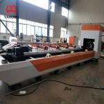 Fast Speed Fiber Laser Pipe Cutting Machine 300mm Rounde Diameter Easy Maintain