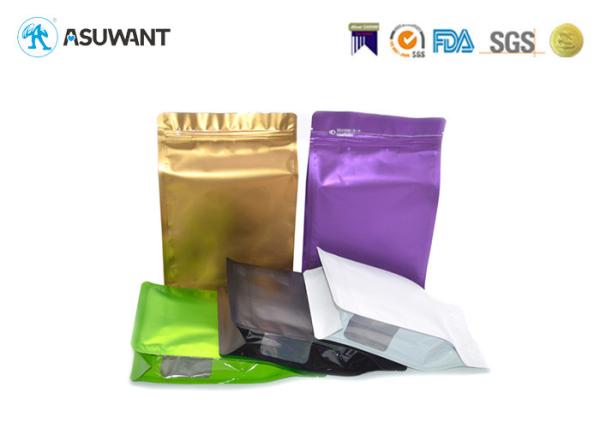 Quality Metallized Standing Flat Bottom k Coffee Stand Up Bags for sale
