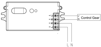 ON/OFF Motion Sensor For Tri-proof Light, Bottom Dip Switch And Remote Setting Available