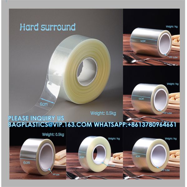 Bakeware Decoration Chocolate Candy For Baking Durable Cake Rim 1 Roll Cake Surround Film Transparent Cake