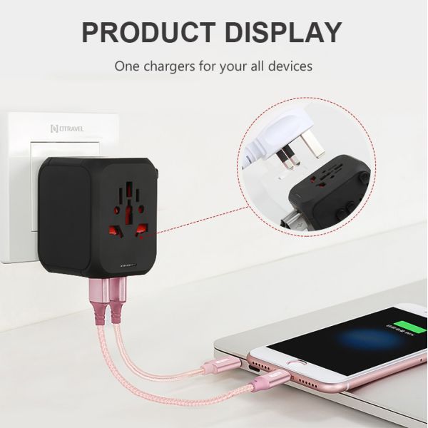 Global International Power Adapter , Travel Universal Adapter
