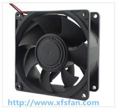China 92*92*38mm 12V/24V/48V DC Black Plastic Brushless Cooling Fan DC9238 on sale