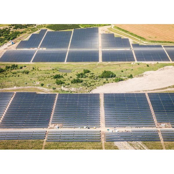 Q235 Steel Photovoltaic Power Plant Flat Solar Panel Mounting Bracket Kit