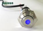 16mm Dot Type Push Button Switch LED Illuminated , LED Latching Push Button