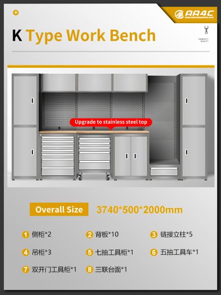 AA4C Tools Cabinet Worktable Work Bench workstation Trolley Vehicle Tools