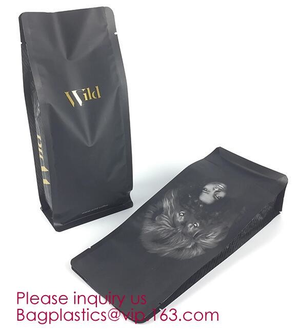 Transparent bopp/opp square block bottom bags with side gusset,Bopp Block Square Bottom Bag,Clear Square Bottom Bags,Can