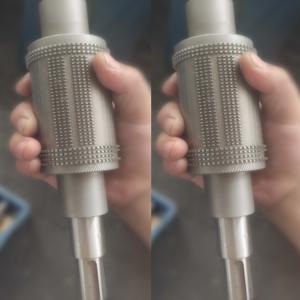 Buy cheap Face Mask Knurling Sharft Components With CNC Machining Turing And Heat Treatment Process product