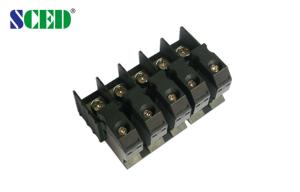 Buy cheap Feed Through Electrical Terminal Block Connectors 85A Brass Perforation 15mm M5 product