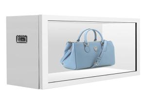 Buy cheap Hologram Pyramid Transparent LCD Display Case 55 Inch Touch Screen product
