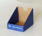 Litho CMYK Custom Printed Display Boxes Clay Coated Paper Yellow