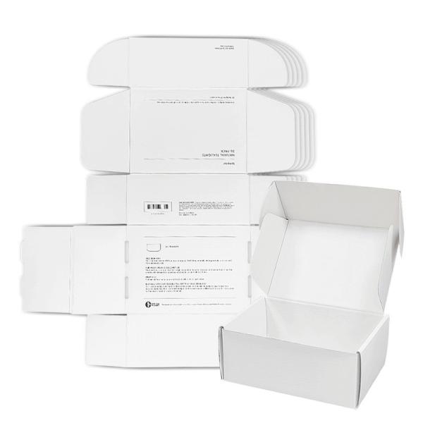 Quality Fashion Style Retangular Mailer Paper Box White Shoes And Clothing Shipping Boxes for sale