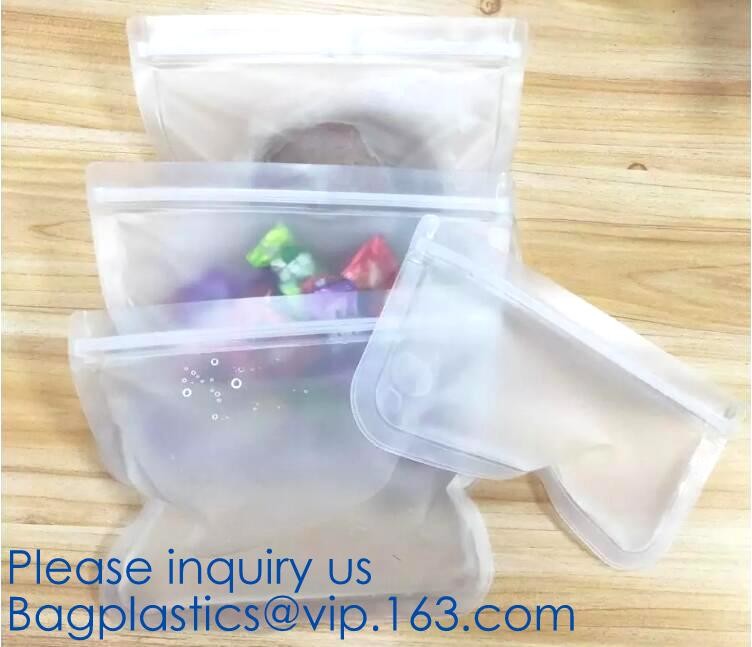 Round bottom polypropylene zip lock bag, CD bag, round reclosable bag, round reusable zip lock bag, round grip seal pack