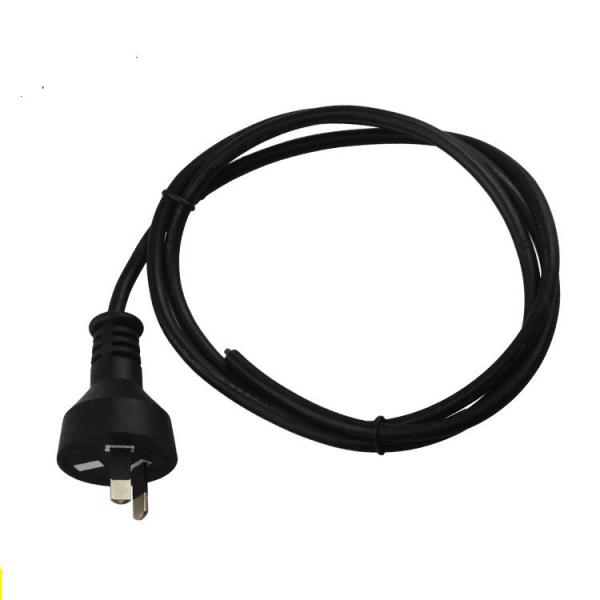 Quality Durable SAA Power Cord Heat Resistant PVC Jacket Environmentally Friendly For Camera for sale