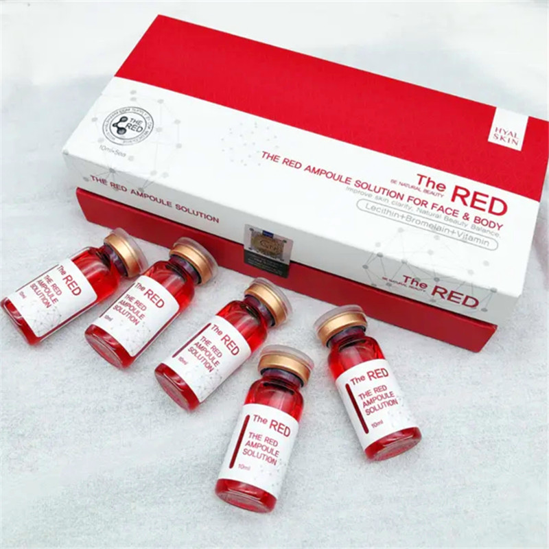 The Red Fat Dissolving Serum Lipolytic Solution 10ml Each Vial