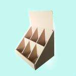Litho CMYK Custom Printed Display Boxes Clay Coated Paper Yellow