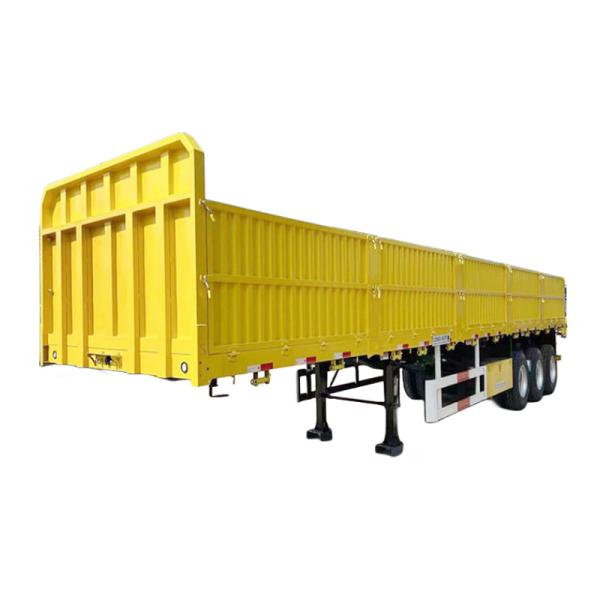 Quality 40FT 3 Axle Container Semi Trailer With Removable Side Wall for sale