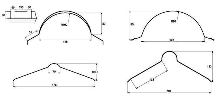 Roofing Making Machine Ridge Capping Roll forming Machine With 10-15 m/min Forming Speed