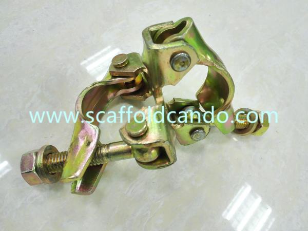 Good performance pressed scaffold galvanized double coupler for 48mm pipes,