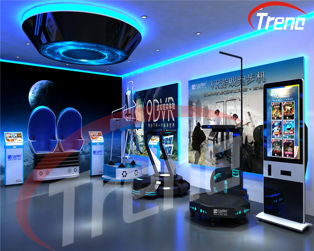Shocking Games Vibrating 9D VR Simulator Platform Arcade Machine For Shopping Mall