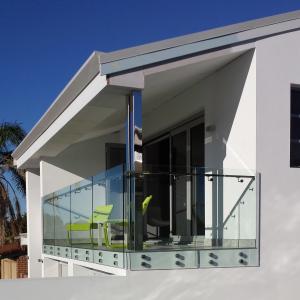China Toughened Laminated Building Tempered Glass Railing Design For Balcony on sale