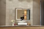Modern Luxury LED Illuminated Mirror Cabinet Rust Resistant Customized