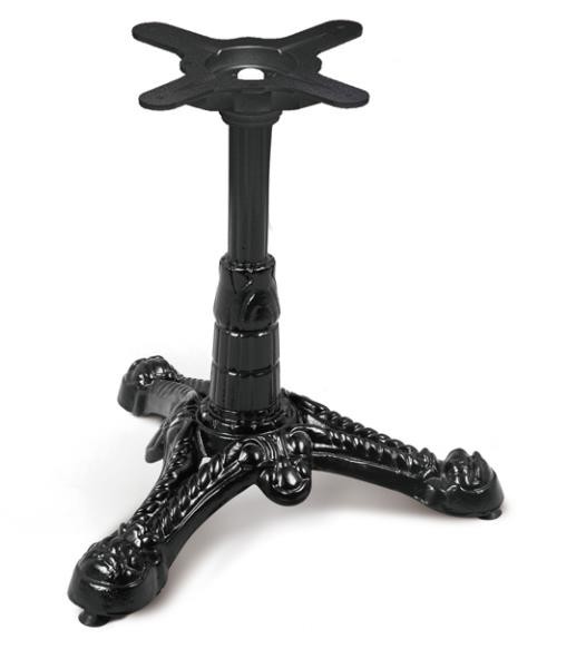 Bistro Table base Black Ornamental Iron Parts Table base Solid Cast Iron Table leg