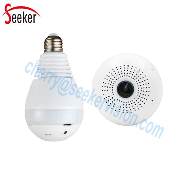 Quality wifi bulb camera 360 degree hidden ip camera with LED lighting 1080P Indoor wireless Home Security Camera for sale