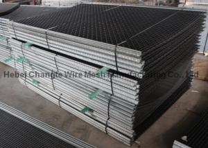China Double Crimp Screen Spring Steel 4mm Square Weave Wire Mesh on sale
