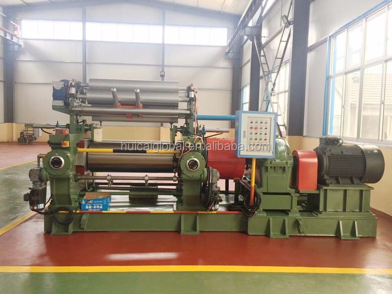 Open Mill for Rubber Compound Mixing on Two Rolls Customer's Specification