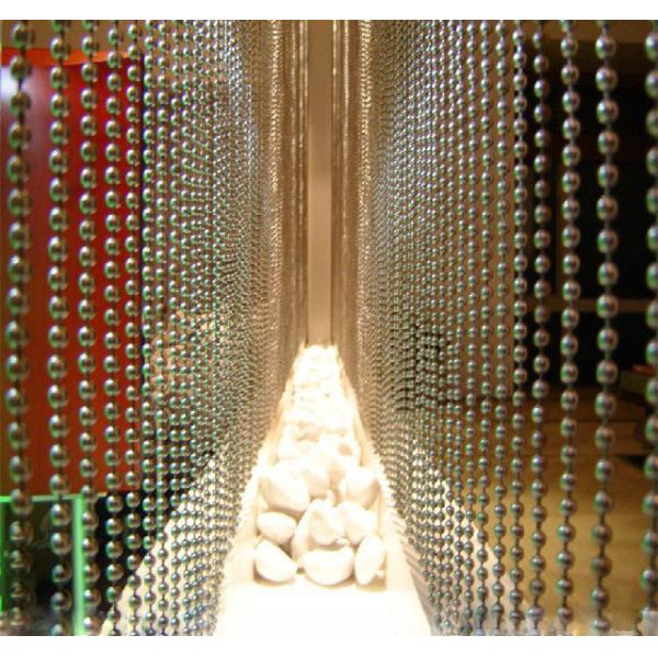 Stainless steel ball beaded curtain