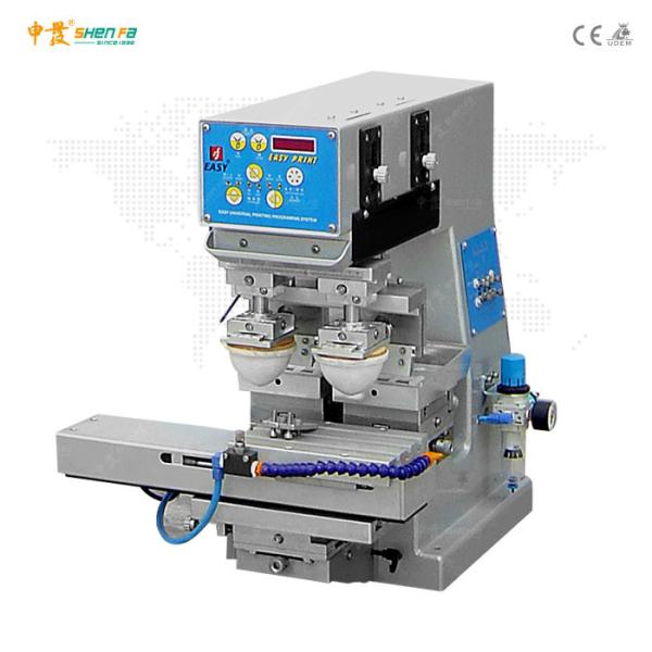 Quality 220V 60W Mini Desktop Two Color Pad Printing Machine for sale