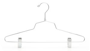 Heavy Duty Multipurpose Adjustable Clips Space Saving Chrome Wire Hangers