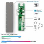 Type C Hub Dual USB-C HUBs /Card Reader Special for Apple Macbook Pro with