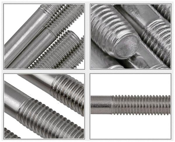 Quality Hot Galvanizing M16 Thread 90MM Stud Nut Bolt for sale