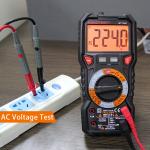 Professional Automatic Digital Multimeter 1000v With Input Jack LED Indicator