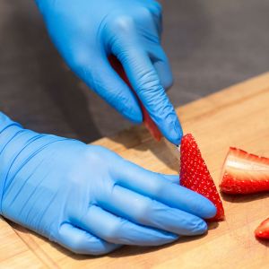 Buy cheap Chemical Protective Nitrile Dental Gloves 240MM Hospital Nitrile Gloves product