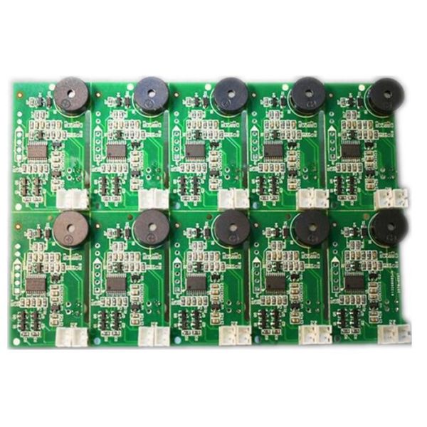 2 Layers FR4 materials HASL/ENIG Surfaces treatment green soldermask Double Sided PCB Board Fabrication for Smart Lock