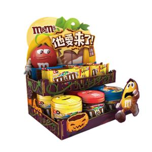 China Halloween Chocolate Counter Display , Retail Cardboard Display Racks For Candy on sale