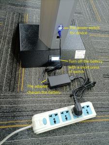 Buy cheap Face Recognition Device Chargeable Floor Stander With Lithium Battery product