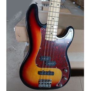 Custom 4 Strings in Tobacco Sunburst Electric Bass Maple Fretboard