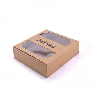 China 20cm Width Printed Cardboard Boxes , Personalised Cardboard Gift Box With PVC Window on sale