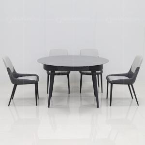 China OEM 110kg Home Furniture Dining Room Tables Four Seater Extendable Dining Table on sale