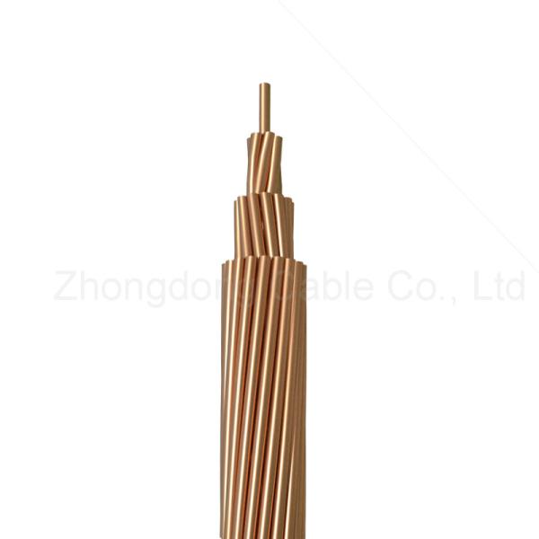 Quality BCC Bare Copper Conductor Stranded 120mm2 19/2.80 for Earthing system for sale