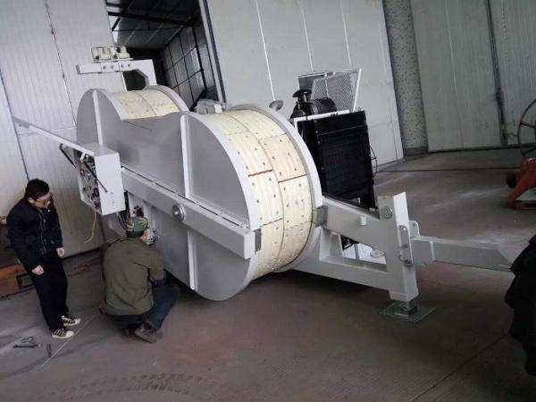 Two Bundle OPGW Installation Equipment , Overhead Line Tension Stringing
