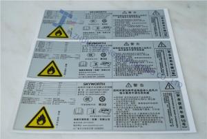 Metallic Sticker Labels Temperature Resistant