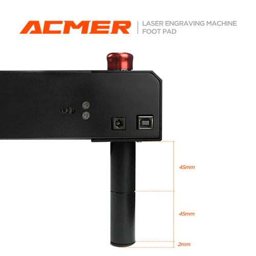 ACMER P1 P2 Metal Heightening Risers / Laser Engraver Foot Pad